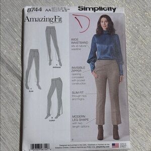 Simplicity Women's Boot Cut Pants - Brown